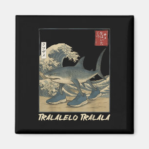 Tralalero Tralala Shark Italian Brainrot Meme Japa Magneet