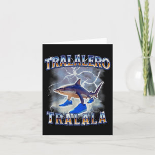 Tralalero Tralala Shark Meme Bootle Kaart