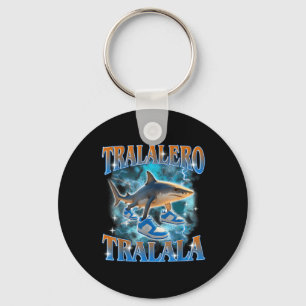 Tralalero Tralala Shark Meme Bootle Sleutelhanger