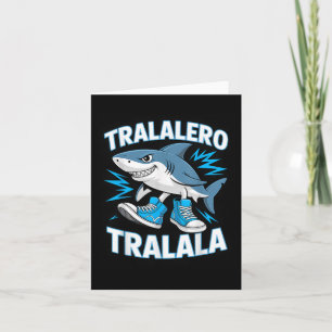 Tralalero Tralala Shark Sneakers Ocean Fun Kaart