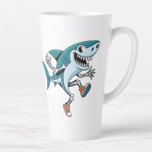 Tralalero Tralala SkeleBoo Halloween Design Latte Mok