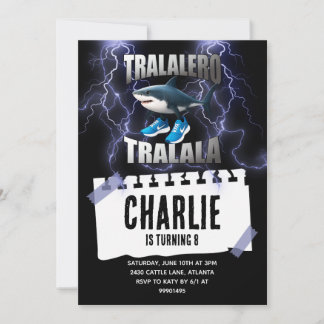 Tralalero tralala uitnodiging