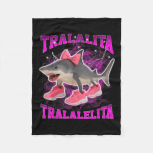 Tralalita Tralalelita Grappig Italiaans Brainrot H Fleece Deken