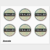 Tralee City Pride Emblem – Irish Identity Ronde Sticker (Vel)
