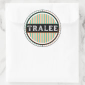 Tralee City Pride Emblem – Irish Identity Ronde Sticker (Tas)