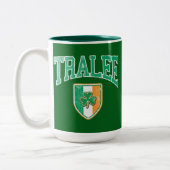 TRALEE Ireland Tweekleurige Koffiemok (Links)