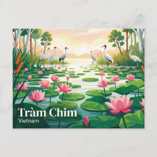Tràm Chim Nationaal Park Vietnam Briefkaart