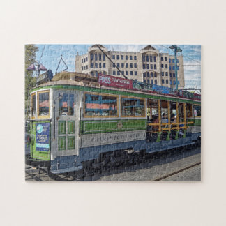 Tram, Christchurch, Nieuw-Zeeland Legpuzzel