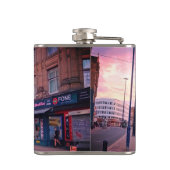 Tram in Sheffield Heupfles (Achterkant)