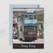 Tram naar Hong Kong Briefkaart (Voorkant / Achterkant)