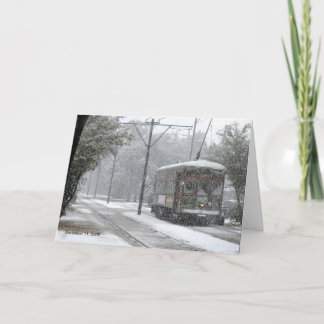 Tram New Orleans, 11 December, 2008 Feestdagen Kaart