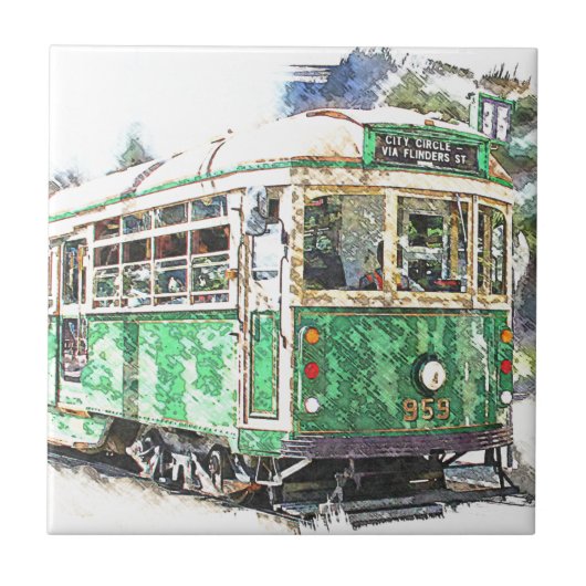 Tram Tegeltje (Voorkant)
