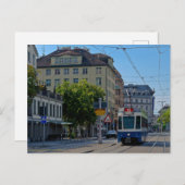tram van Zürich Briefkaart (Voorkant / Achterkant)