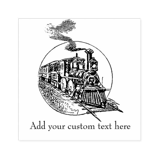  trammotor locomotieven met tekst 	rubberstempel (Afrduk)