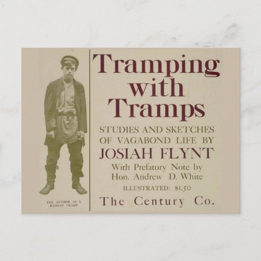 Tramping With Tramps Book Briefkaart (Voorkant)
