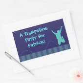 Trampoline amusant Stickers de fête d'anniversaire (Enveloppe)
