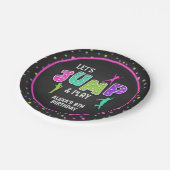 Trampoline Birthday Party Bord - Girl (Gekanteld)