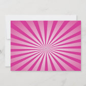 Trampoline Birthday Party Invitation for a Girl Kaart (Achterkant)