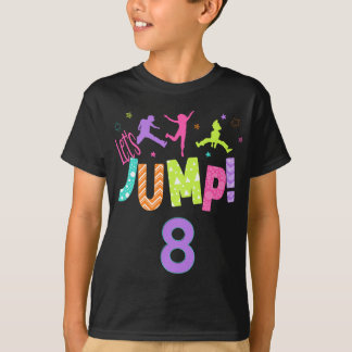 Trampoline Bounce Birthday Outfit Party e T-shirt