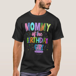 Trampoline Bounce Verjaardagsfeest Matching Group T-shirt