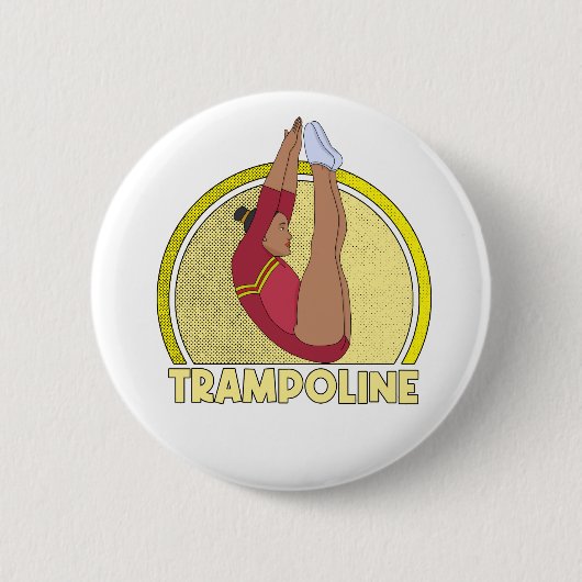 Trampoline Gymnastiek Ronde Button 5,7 Cm (Voorkant)