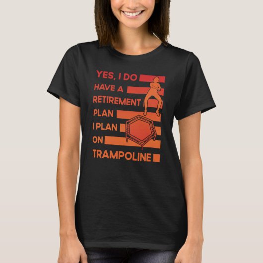 Trampoline Jumping Trampoline Gymnastics  22 T-shirt (Voorkant)