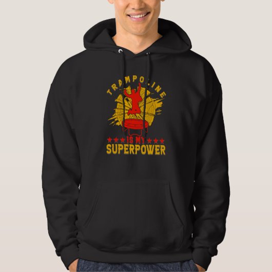 Trampoline Jumping Trampoline Gymnastics 8 Hoodie (Voorkant)