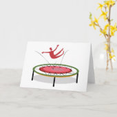 Trampoline Kaart (Gele Bloem)