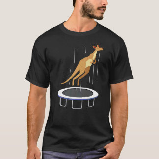 Trampoline Kangaroo Wildlife Animal Australië T-shirt