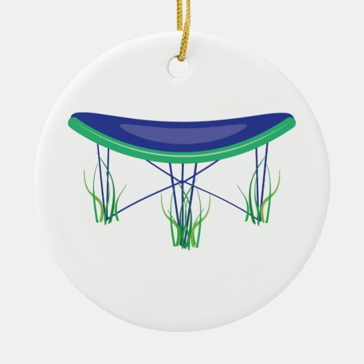 Trampoline Keramisch Ornament (Voorkant)