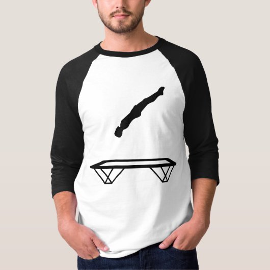 Trampoline-man T-shirt (Voorkant)