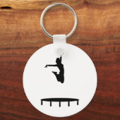Trampoline meisje sleutelhanger (Voorkant)