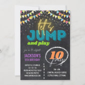 Trampoline Park Kinderen van Birthday Kaart (Voorkant)