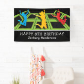Trampoline Park Kinderen van Birthday Spandoek (Insitu)
