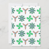 Trampoline Park Soar and Spin Birthday Kaart (Achterkant)