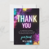 Trampoline Party Carte de remerciements (Devant)