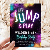 Trampoline Party-uitnodiging | Partij voor de Vred Kaart