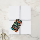Trampoline Party voor Label Cadeaulabel (Met Touw)