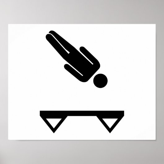Trampoline trampoline poster (Voorkant)