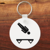 Trampoline trampoline sleutelhanger (Voorkant)