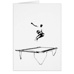 Trampoline-vouwkaart