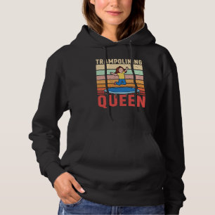 Trampolinekoningin Springende Trampoline Turnen Hoodie
