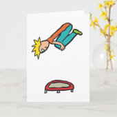 Trampolining Kaart (Gele Bloem)