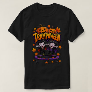 Trampoween Vampier Kinderen Halloween Trampoline T-shirt