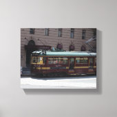 tramrestaurant canvas afdruk (Voorkant)