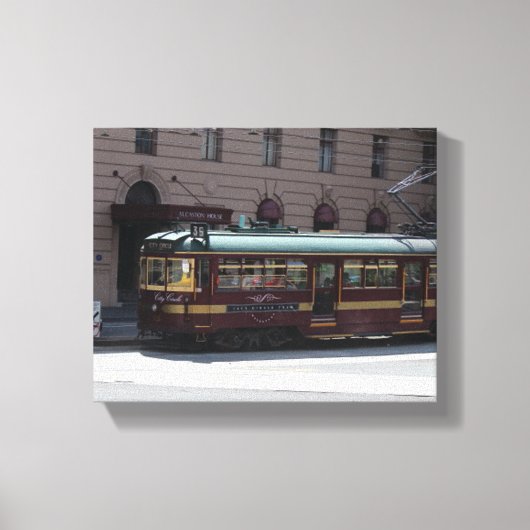 tramrestaurant canvas afdruk (Voorkant)