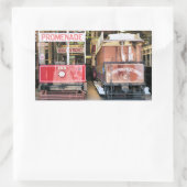 TRAMS RECHTHOEKIGE STICKER (Tas)