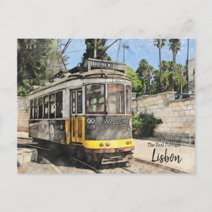 Trams van Lissabon Briefkaart