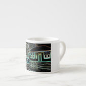 Tramway à la gare de train Espresso Mug (Devant droit)