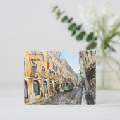 Tramway à Lisbonne Portugal Carte postale (Debout devant)